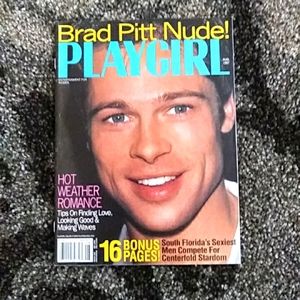 Brad Pitt NuDeS banned PLAYGIRL August 1997